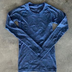 lululemon athletica Blue Long Sleeve Top
